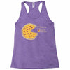 pizza pie chart Racerback Tank