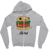 stacked Zipper Hoodie