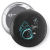 shark attack!!! Pin-back button
