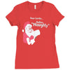 santa define naughty Ladies Fitted T-Shirt