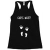 Guess What Baby Inside Pregnancy Announcement Racerback Tank