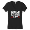 World Suicide Prevention Day Women's V-Neck T-Shirt