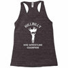 hog wrestling Racerback Tank