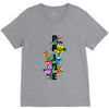 Pride Floral LGBT Colors V-Neck Tee
