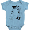 goku vs freeza Baby Bodysuit