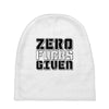 zero fuks given Baby Beanies