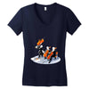 rock me amadeus Women's V-Neck T-Shirt