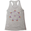 rainbow flower Racerback Tank
