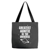 Greatest Auntie In The Universe Tote Bags