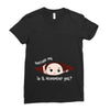 November Peeking Out Baby Boy Ladies Fitted T-Shirt