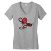 part time job sport shop Women's V-Neck T-Shirt