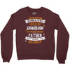 Super Cool Grandson Of A Freaking Awesome Father Crewneck Sweatshirt