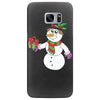 smiling snowman holding out christmas Samsung Galaxy S7 Edge