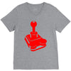 joystick game V-Neck Tee