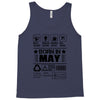 Born In May Tank Top