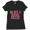 i'm not a serial killer Ladies Fitted T-Shirt
