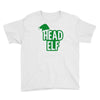 christmas head elf Youth Tee