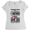 carcinoid cancer is a journey i never planed or asked for but i choose Women's Triblend Scoop T-shirt