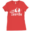 i'm huge Ladies Fitted T-Shirt