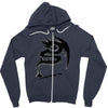 spooky kitties 2 Zipper Hoodie