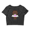 brown Crop Top