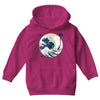 the great wave off sound Youth Hoodie