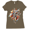 builder's downfall Ladies Fitted T-Shirt