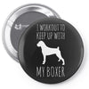 workout Pin-back button