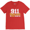 911 dispatcher heroes V-Neck Tee