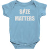 size matters Baby Onesie