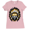 native american chief bear Ladies Fitted T-Shirt