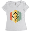 vintage sagittarius Women's Triblend Scoop T-shirt