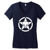 army skull Women's V-Neck T-Shirt