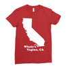 Whale's Vagina CA Ladies Fitted T-Shirt