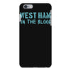 west ham in the blood retro style new iPhone 6 Plus/6S Plus Case