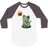 zombie cat 3/4 Sleeve Shirt