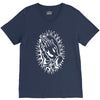 praying hands cross mary rock band baseball jersey V-Neck Tee