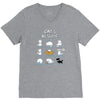 cat's resume V-Neck Tee
