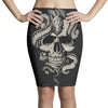 skull snake Pencil Skirts