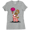 zombified big boy Ladies Fitted T-Shirt