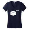 Think Outside The Box Women's V-Neck T-Shirt