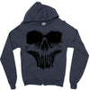 skull Zipper Hoodie