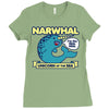 narwhal Ladies Fitted T-Shirt