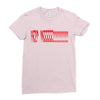 help me Ladies Fitted T-Shirt