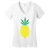 pineapple Women's V-Neck T-Shirt