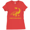 ankylosaurus dinosaur Ladies Fitted T-Shirt