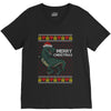 ugly dinosaur merry christmas V-Neck Tee
