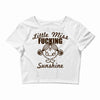 little miss fucking sunshine Crop Top