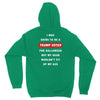 i was going to be a trump voter for halloween but my head wouldn't fit Unisex Hoodie
