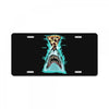 pizza shark graphic License Plate
